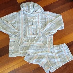 Billabong Tulum Hoodie and Shorts Set